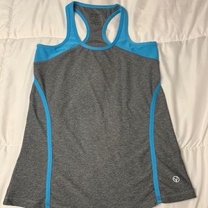 Yogo Athletico Top Size XS Blue and Grey